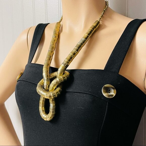 BENDABLE SNAKE CHAIN FLEXIBLE TWIST NECKLACE 35” - Picture 2 of 13